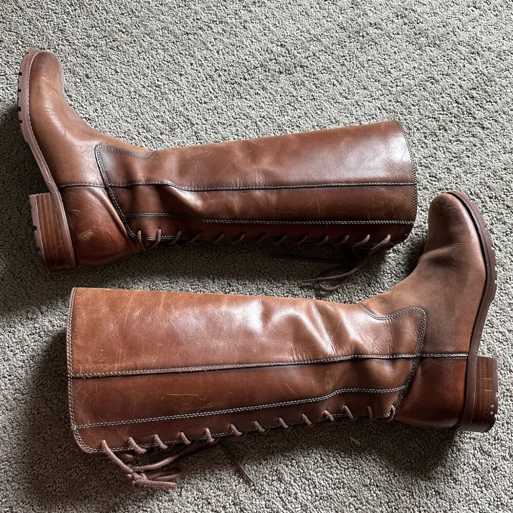 Size 9 Women's Sofft Lace Up Riding Boot